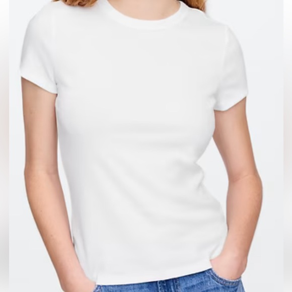 Gap Short Sleeve Ribbed  Crewneck T Shirt Bundle Of 2 Women’s Size Large - Picture 9 of 9